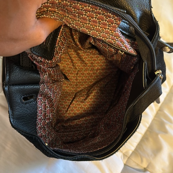 Lulus black, suede and leather backpack - Picture 9 of 9